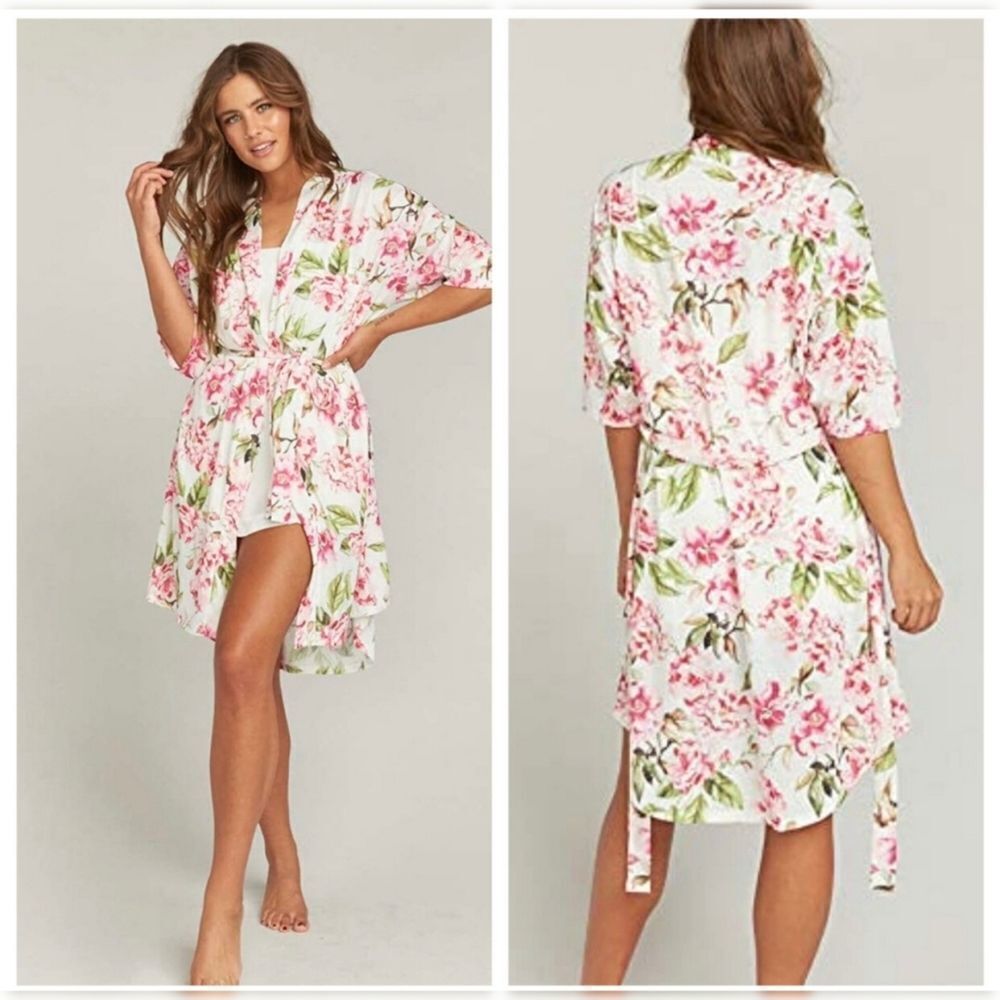 Show Me Your Mumu Self-Care Floral Robe with Sash One Size Cottagecore O/S